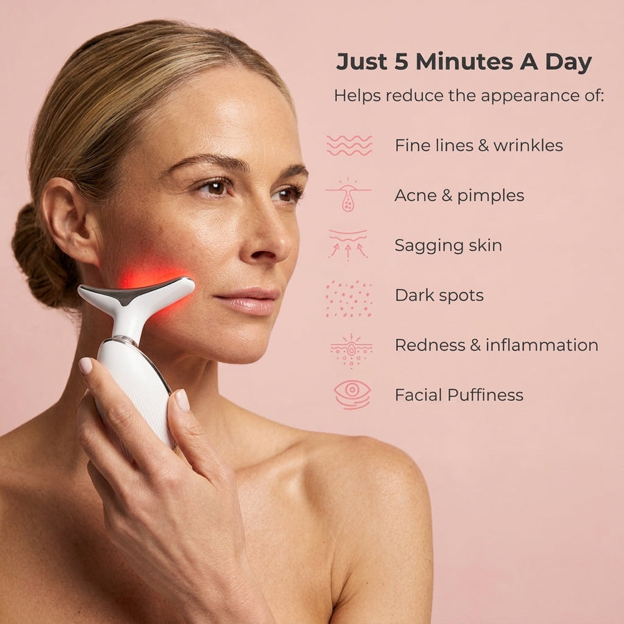 Just 5 Minutes A Day – reduces fine lines, acne, sagging, dark spots, puffiness